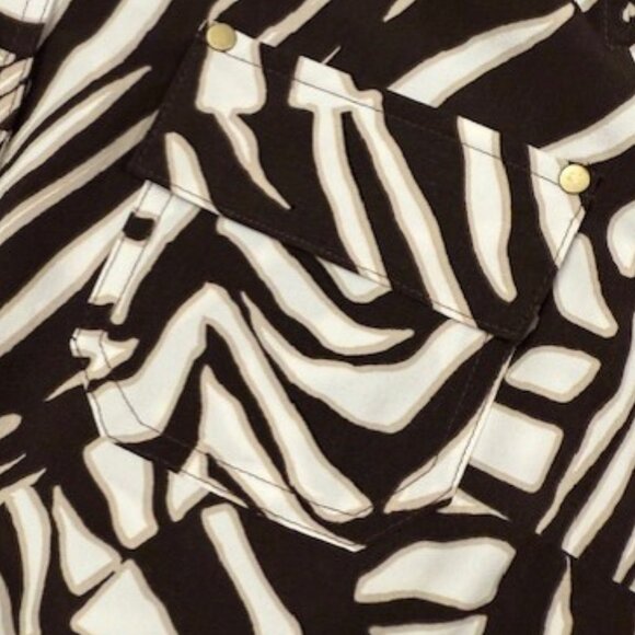 ZENERGY by CHICO'S Neema Zebra Print Jacket - Picture 15 of 15